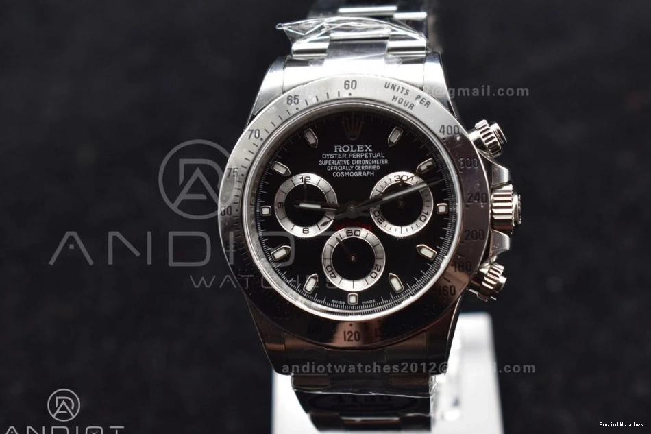 V Edition 116520 904L 773 and 1:1 Daytona Best SS Clean Bracelet SmoothTexture Dial SA4130 Case Black 0106